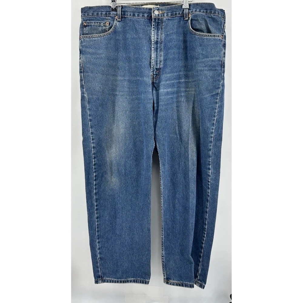 Levi's Relaxed Fit 550 Jeans Blue Cotton Denim Men's Size 44x30